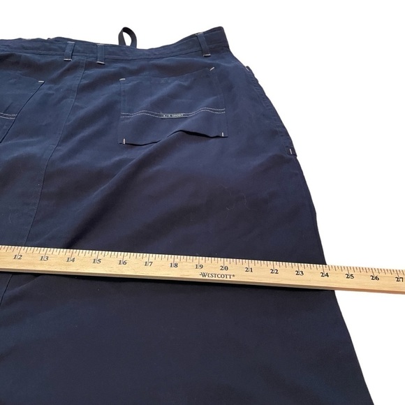 A/E Sport Co - Ladies Long Maxi Skirt - Slit in back-Zip Front-Drawstring-Size16 - Picture 7 of 11